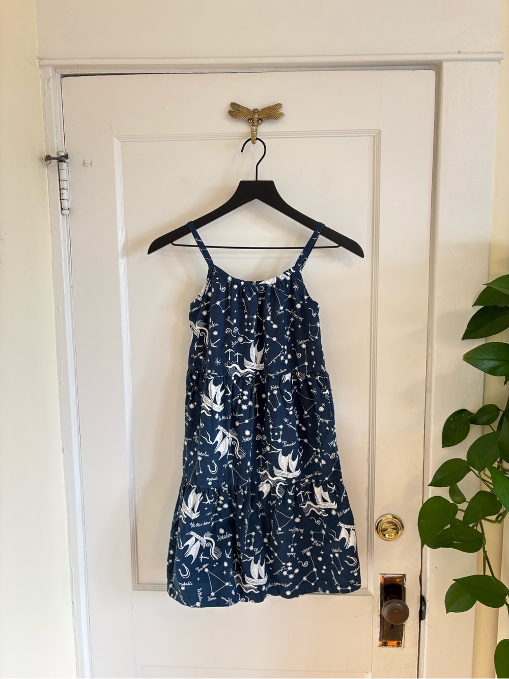 Patagonia Girl’s Pataloha Organic Cotton Sundress with‎ Nautical Pattern Medium